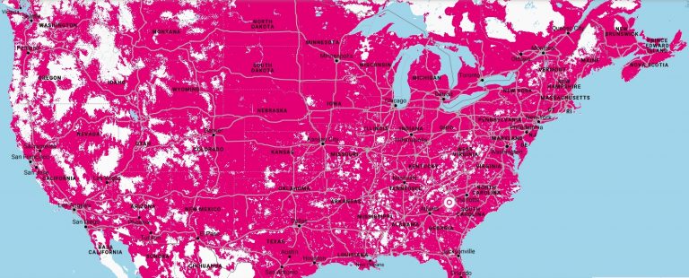 4G LTE Coverage Map – T-Mobil_ – www.t-mobile.com | Broadway Technologies